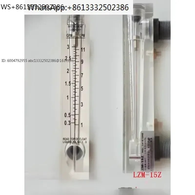 LZM-15Z Panel Mount Float Flowmeter for Liquid and Gas Flow Measurement Industrial Process Control Instrument