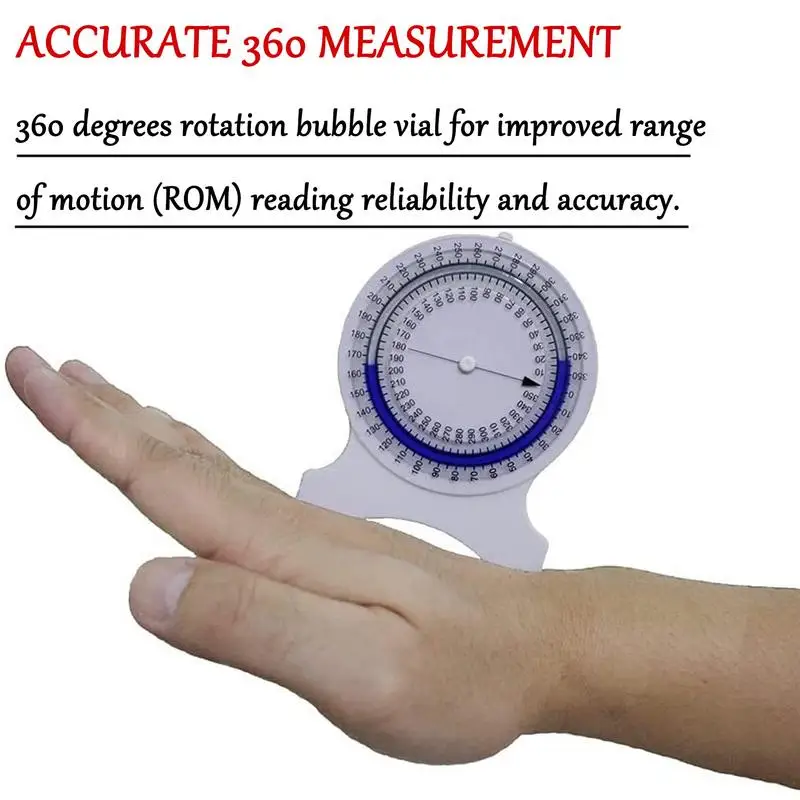 Bubble Inclinometer for Physical Therapy PT Inclinometer for Range of Motion Measurements Scoliometer Measuring for back