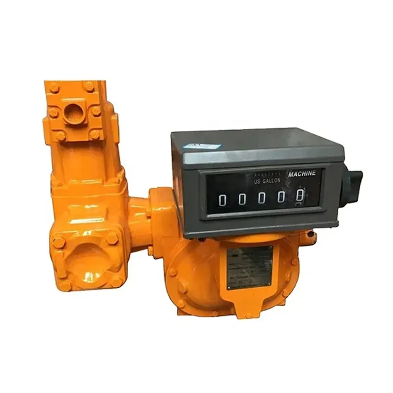 oline Fuel Flow Meter M-50-1 50mm 2'' LC PD Flow Meter With Counter