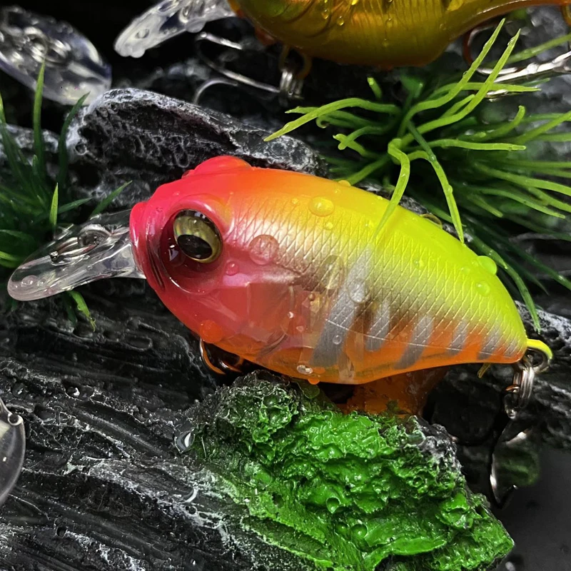 

1Pcs 40mm 8g Topwater Crankbait Fishing Lure Floating Wobbler Artificial Hard Bait for Pike Walleye Bass Plastic Swimbait Tackle