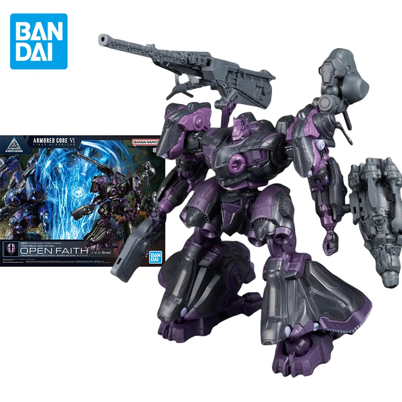 

Bandai Original 30MM 1/144 Anime ARMORED CORE VI OPEN FAITH ADDVE-40A Action Figure Assembly Model Toys Gifts for Children