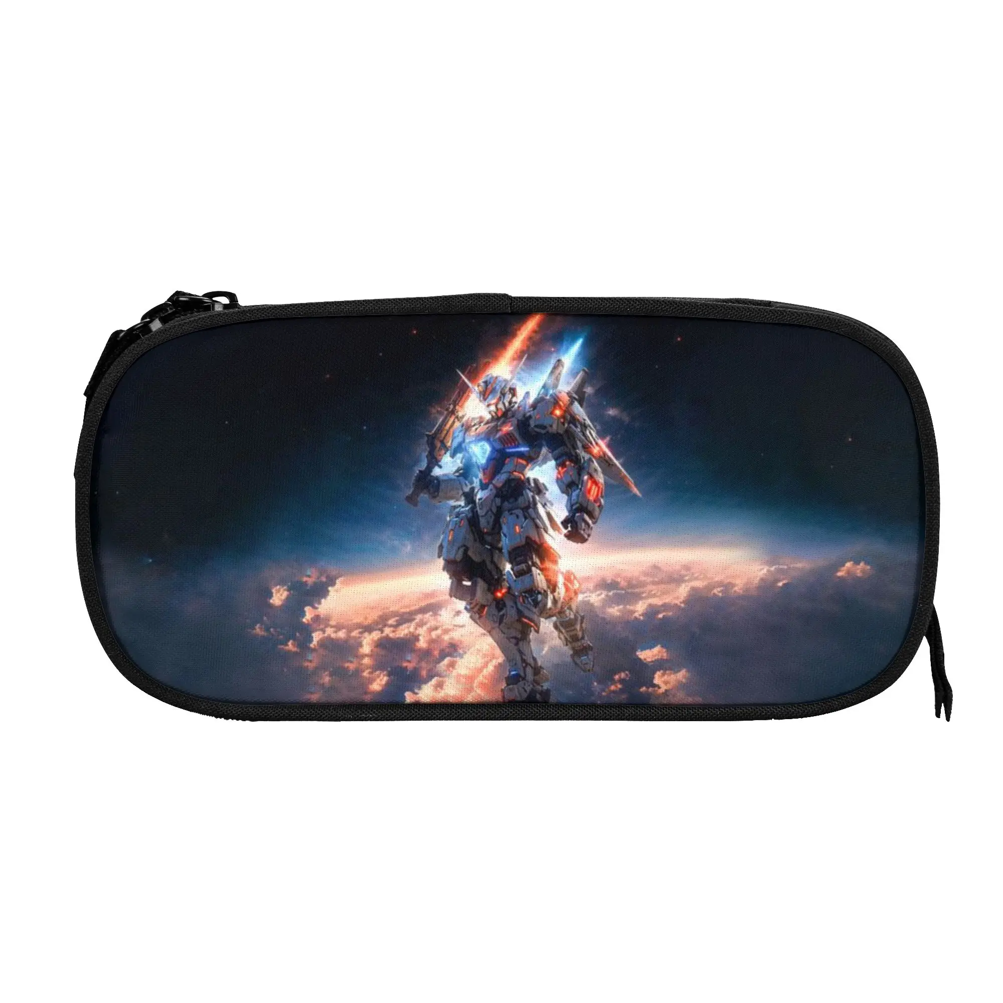 

1 piece Lightweight Space Robot Pencil Case Boys Pen Bag Gundam Office Pencil Pouch