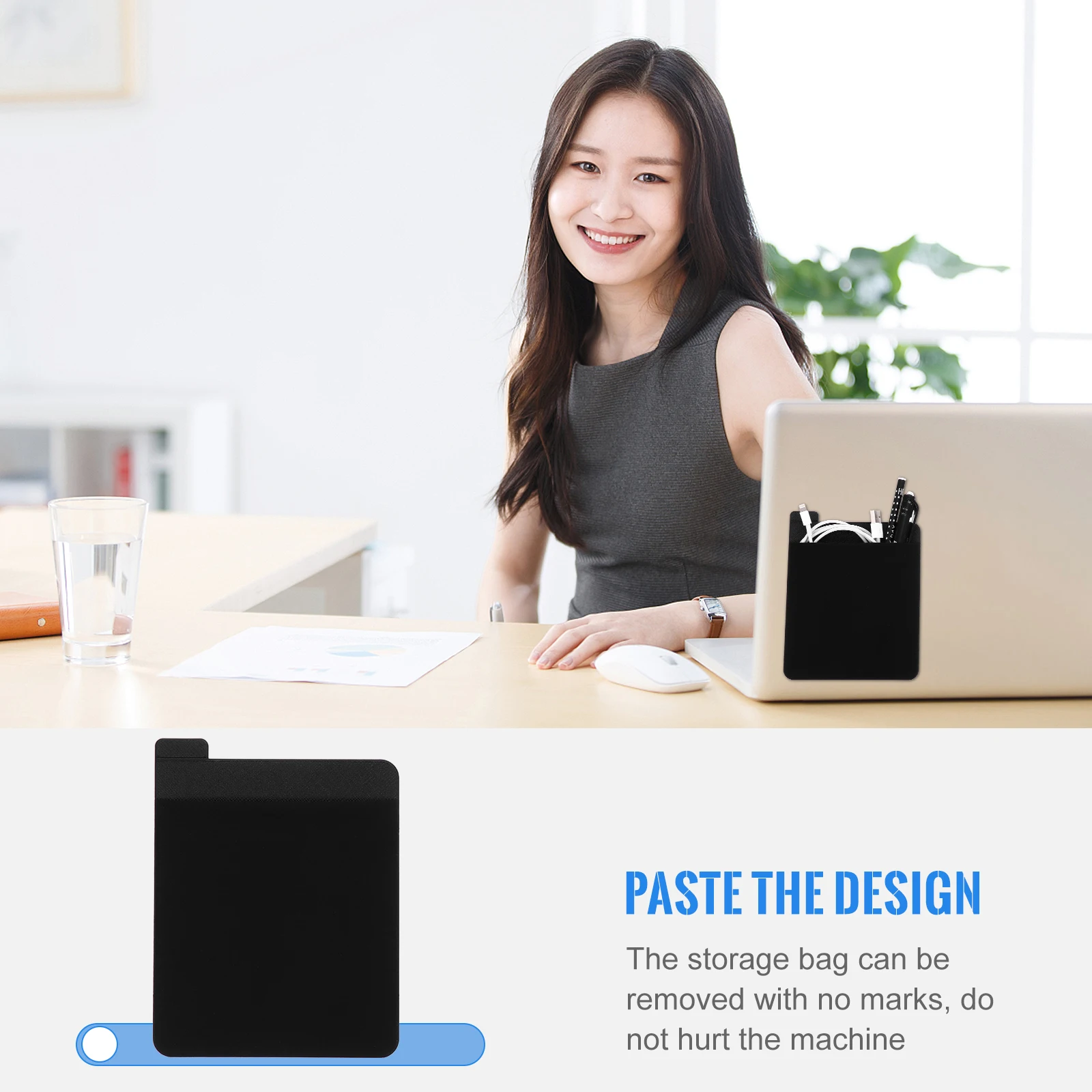

Laptop Storage Bag Protective Case for Hard Drive Mouse Cable Carrying Bag Thin High Elastic Large Capacity