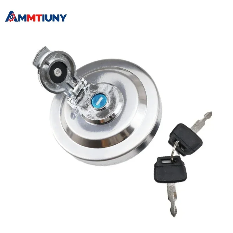 1PCS Fuel Tank Cap Ass'y with 2 Keys YN20P01034P2 Fits for Kobelco SK210-8 SK200-8 SK350-8 SK360-8 SK480 Case New Holland Parts