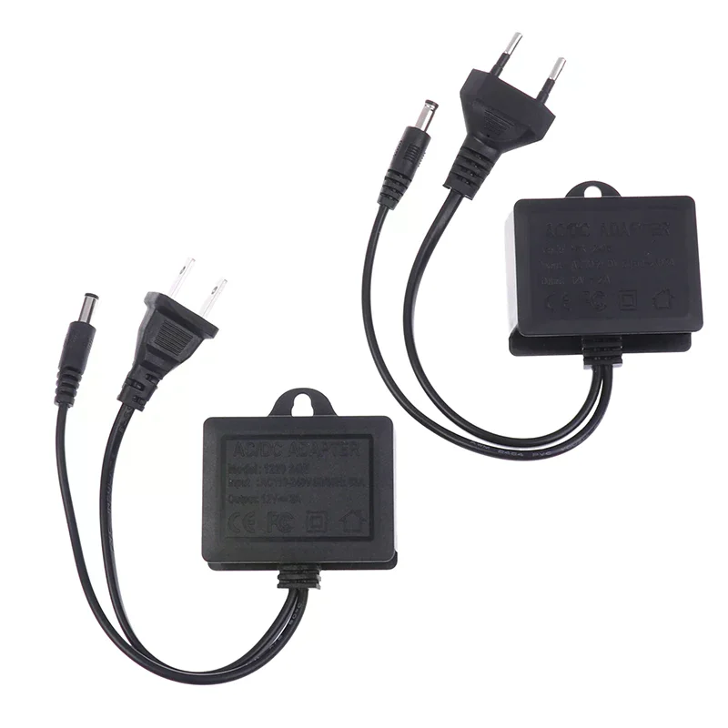 12v 2a Waterproof Ip66 for Camera Power Ac Outdoor 100v-240v Converter Adapter Dc 2000ma Led Supply Eu Us Plug