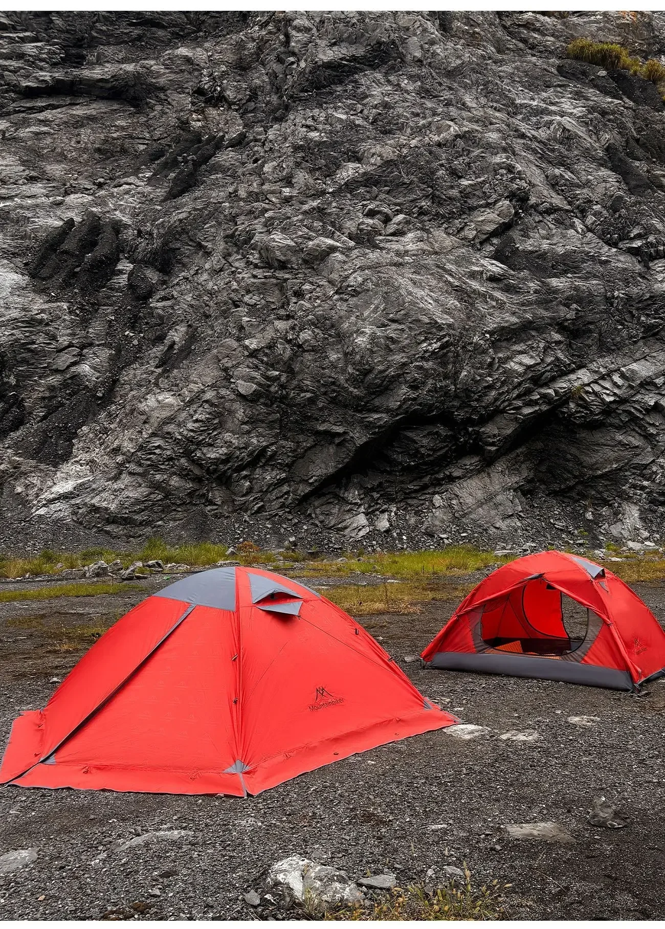 MOUNTAINHIKER Neues Leichtgewicht-Outdoor-Zelt für 2-3 Personen, Wind- und Regenfestes Professionelles Aluminium-Stangen-Wanderzelt – Detail 25