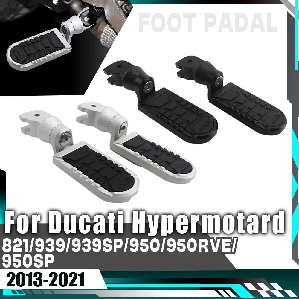 

Для Ducati Hyperstrada 821 Hypermotard 939 SP 950 RVE подножки для заднего пассажира мотоцикла, передняя доска для водителя, подножки для водителя