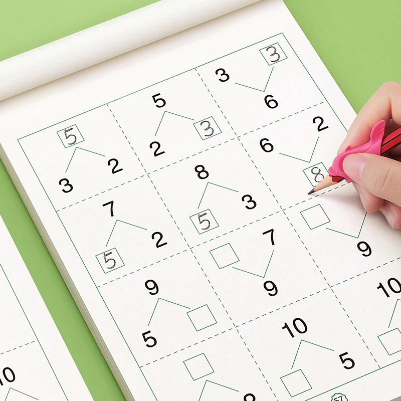Kids Math Handwritten Copybook: Addition & Subtraction Within 10/20