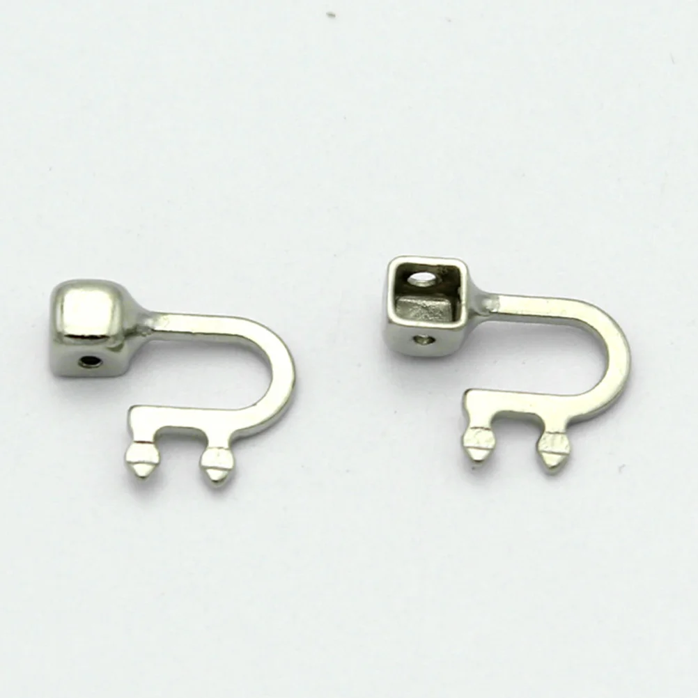 Staffa per nasello inseribile in metallo per occhiali Parti di riparazione per occhiali Supporto in argento Anti confortevole Vestibilità vari