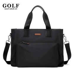 GOLF Business-Taschen für Herren, Aktentasche, Büro, Reisen, Computer, 38,1 cm, Handtasche, Schultertasche, Umhängetasche, große Kapazität, hohe Qualität