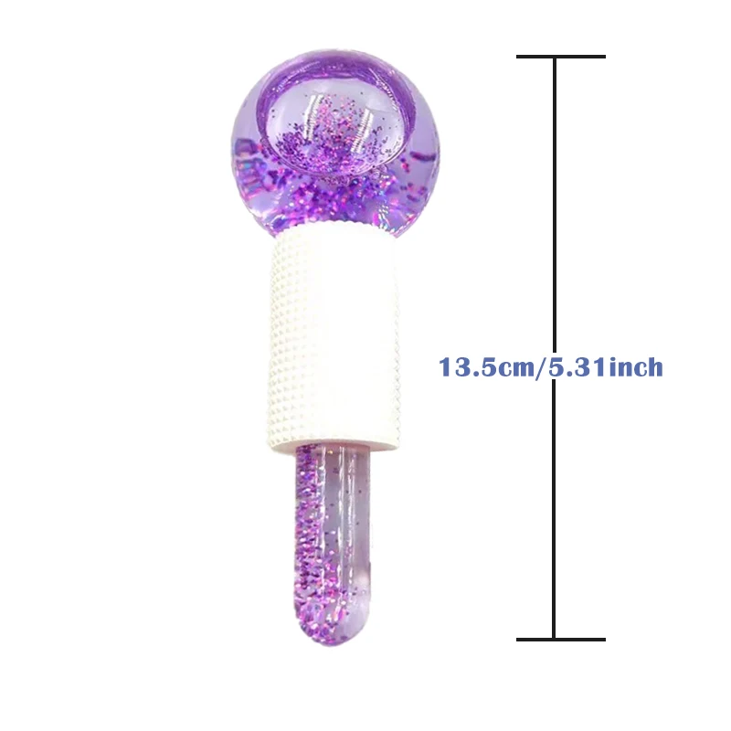 2 PCS Facial Ice Ball Mold - Reusable Cryo Globes for Skin Tightening Reduce Puffiness Dark Circles Cold Therapy Tools for Face