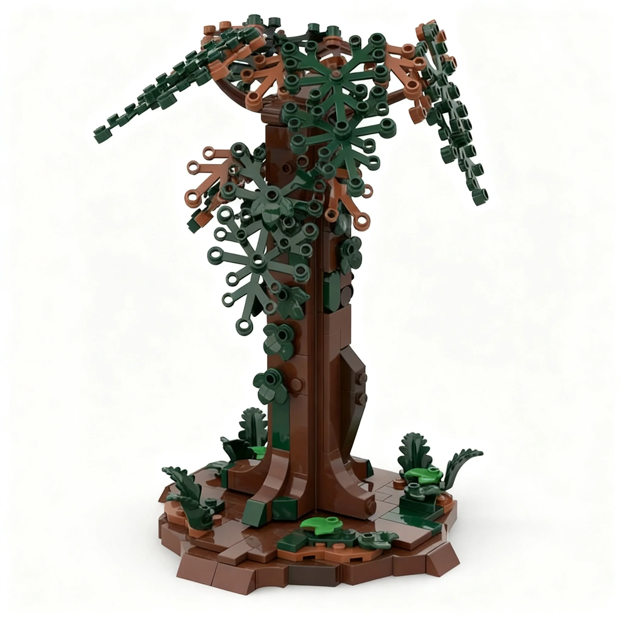 250pcs MOC Old Forest Tree Removable Display Model Model Building Blocks Construction Brick Idea DIY Kids Christmas Gifts Toys