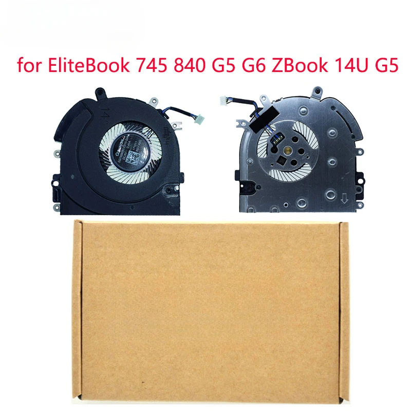 

Replacement Notebook CPU Cooling Fan for HP EliteBook 745 840 G5 G6 ZBook 14U G5 Series Laptop EG75050S1-C010-S9A
