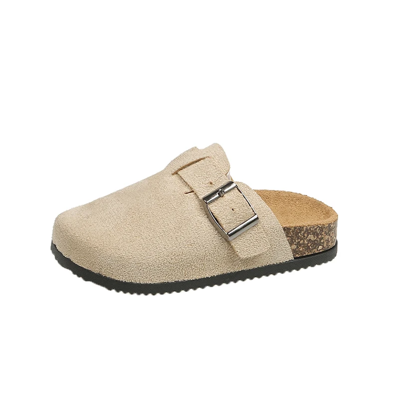 Toddler Versatile Solid Soft Home Slippers Boys Girls Flat Anti- Floor Slides Kids   Breathable Four-Season Closed-Toe Sandals - view 6