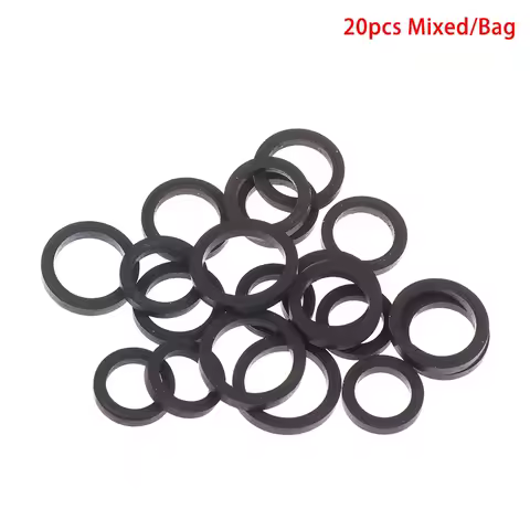 20Pcs Mixed Rubber Rings For Cassette Deck Tape Recorder Audio-Stereo Player 9mm-13mm Idle Wheel Belt Loop Pulley