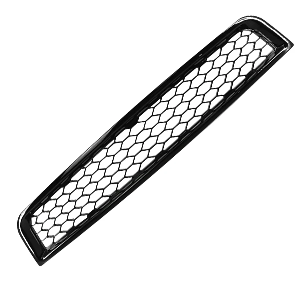 1 unidad para Audi A4 B6 2002-2005 rejilla de parachoques de malla de panal negra mate red inferior media hueca de panal 8E 0807647 Accesorio para