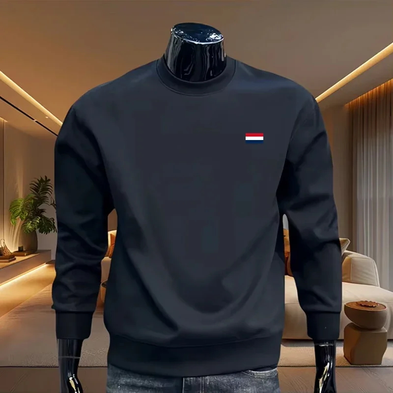 Sudadera Deportiva Casual para Hombre, Primavera-Otoño 2026, Nueva Moda, Calidad, Gran Venta, Cómoda, con Estampado y Cuello Redondo, para Correr