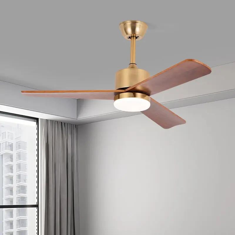 

Vintage solid wood fan chandelier, wabi-sabi style, suitable for living room, dining room, bedroom, study, retro household varia