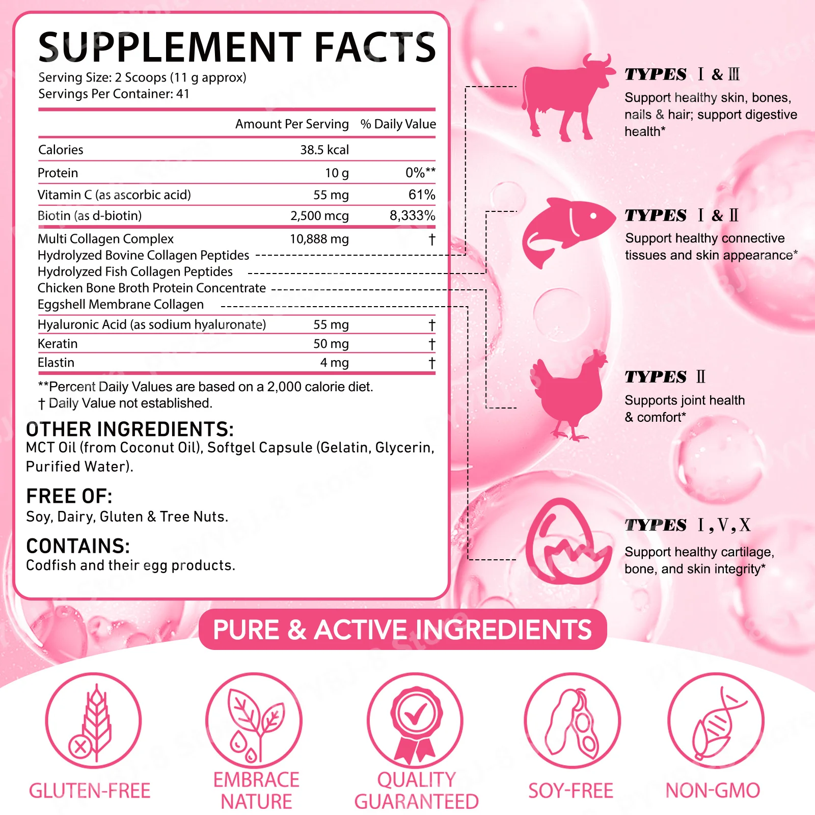 Pó de Peptídeos de Colágeno Mú - Vitamin C Powder avaliação e preço
