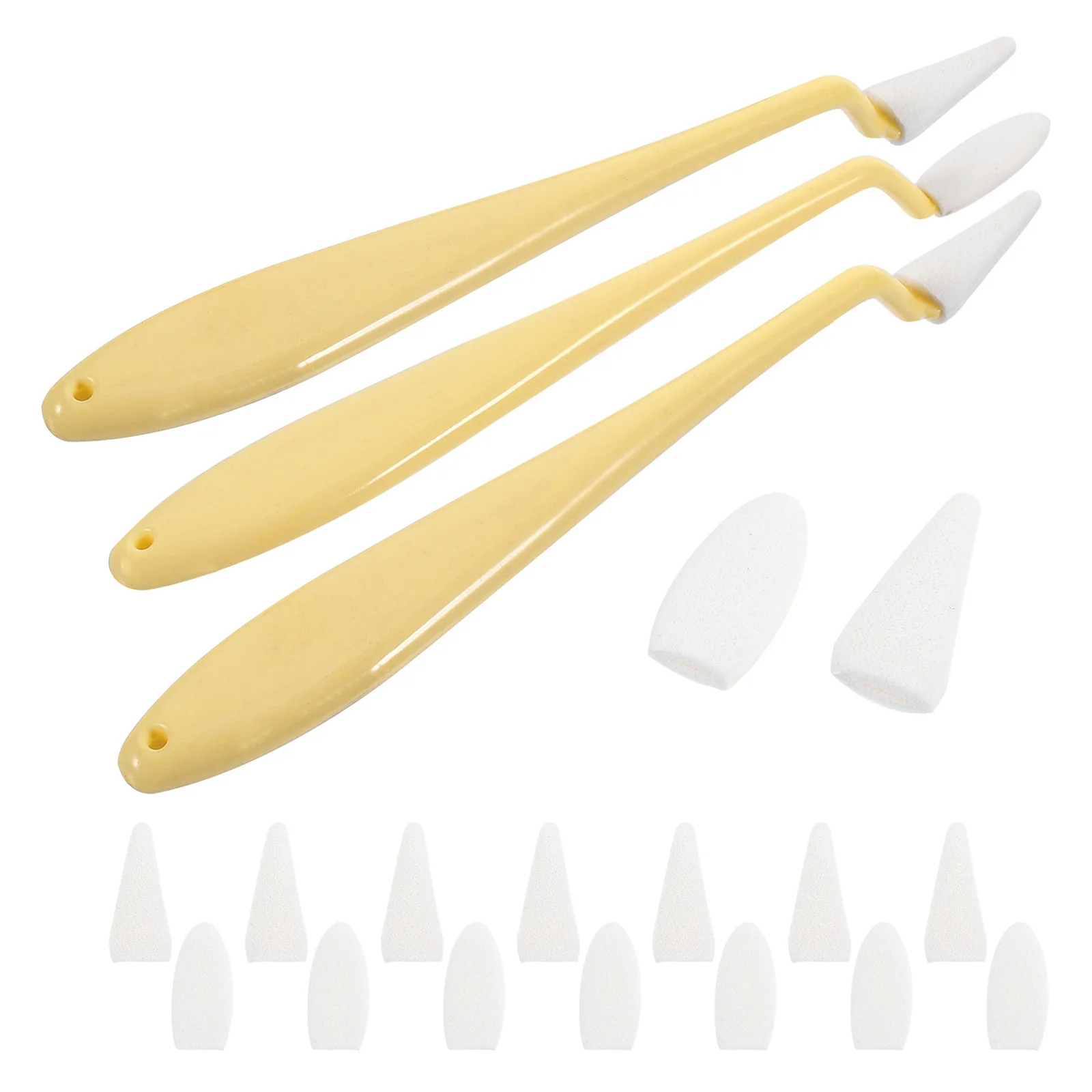 

1 set Sketch Blending Stumps Set 2 Head Types Replacement Sponge Wipes For Drawing Shading Highlighting Art Blending Tools Paper