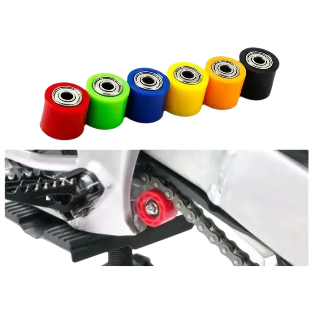 AliExpress NONE Motorcycle 8mm or 10mm Chain Roller Tensioner Pulley Wheel Guide for XR CR CRF KLX KX YZ YZF RMZ WR50CC-250CC ENDURO MX Pit Bike