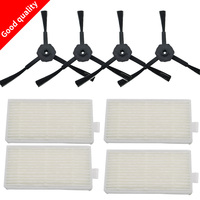 Side brush  HEPA Filter kit for CHUWI ilife v5s v5 x5 ilife V3s v3s pro v3l v5s pro v50 robot vacuum cleaner panda x500