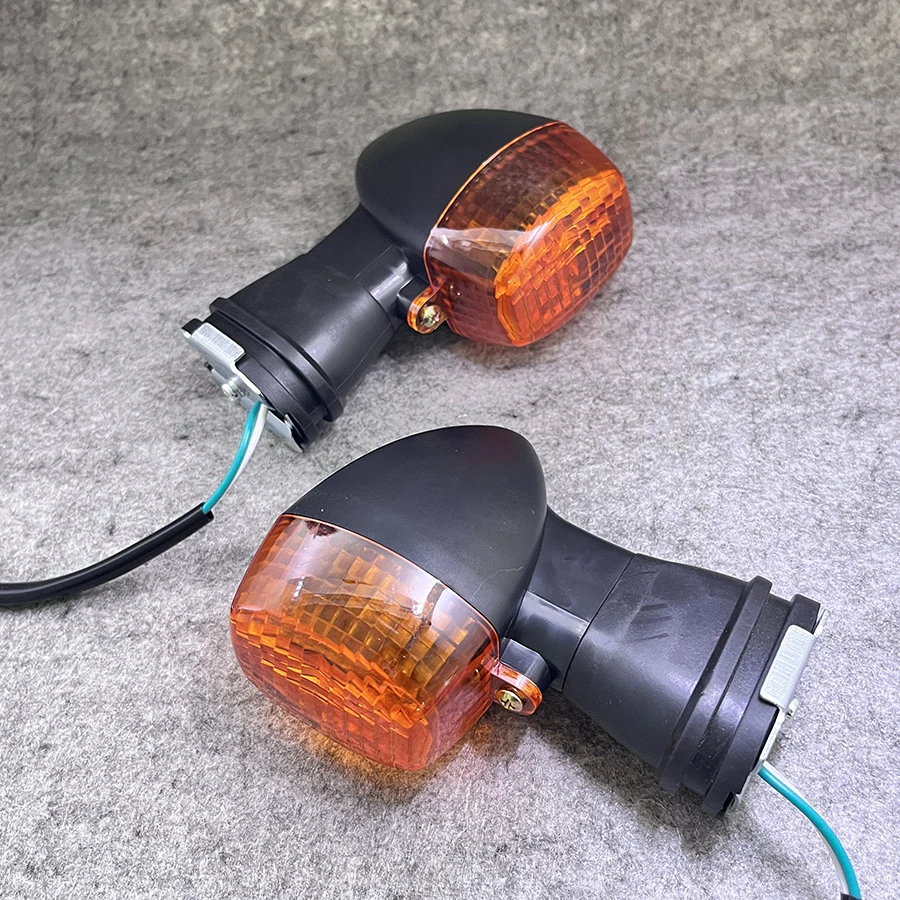 1 Pair Front Motorcycle Turn Signal Light Flashers Indicator For kawasaki ZXR250 ZXR400 ZXR750 KLE 250/400/500 ZRX1200R/S