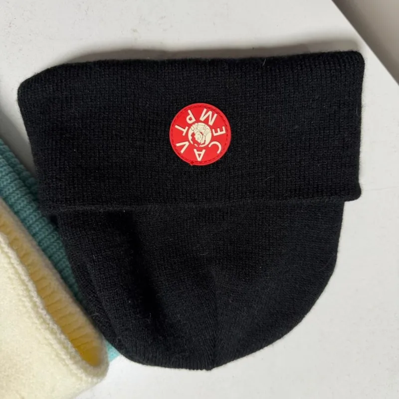 Classic Red Label CE Beanie Caps Unisex Fashion Street Outdoor Knitted Skullies Multicolored Men Women Hats