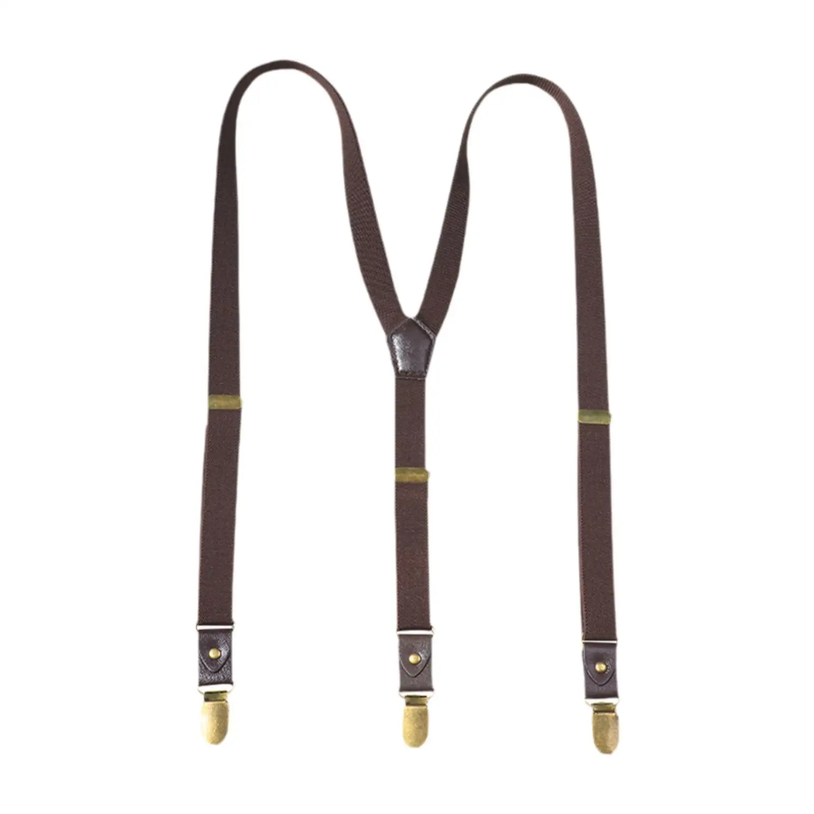 Suspenders for Men Fashion with 3 Hooks for Chorus Formal Events Formal Wear