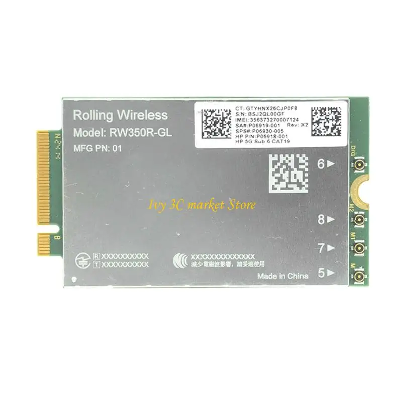

D7YC RW350R-GL Module LTE Laptop RW350R-GL Sub-6GHz GNSS WWAN Card 4G Wireless
