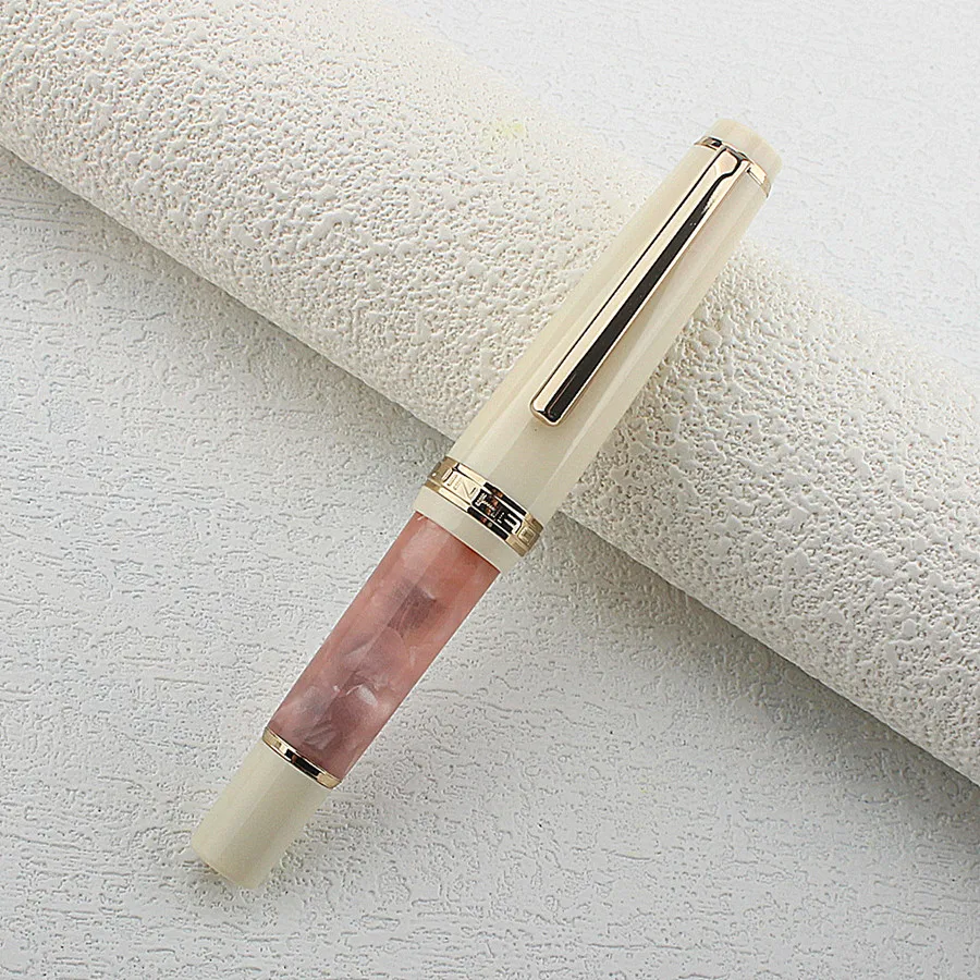 1pc JinHao 82 MINI Fountain Pen Color Match Acrylic Pen Spin EF F M Nib Stationery Office School Supplies Golden Ink Pens