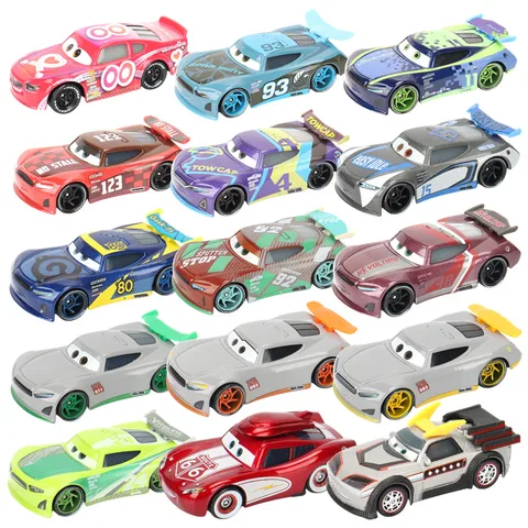 Игровой набор Disney Pixar Cars - металлические машинки Молния МакКуин и друзья (масштаб 1:55) — фото устройства