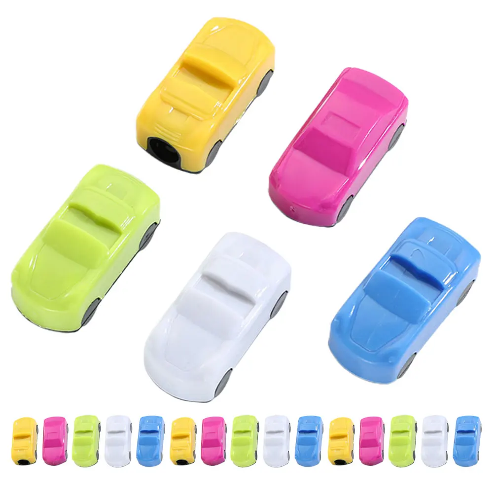 

25pcs Cartoon Car Pencil Sharpener Handheld Single Hole Student School Supplies Lightweight Portable Study Tools Sharpeners