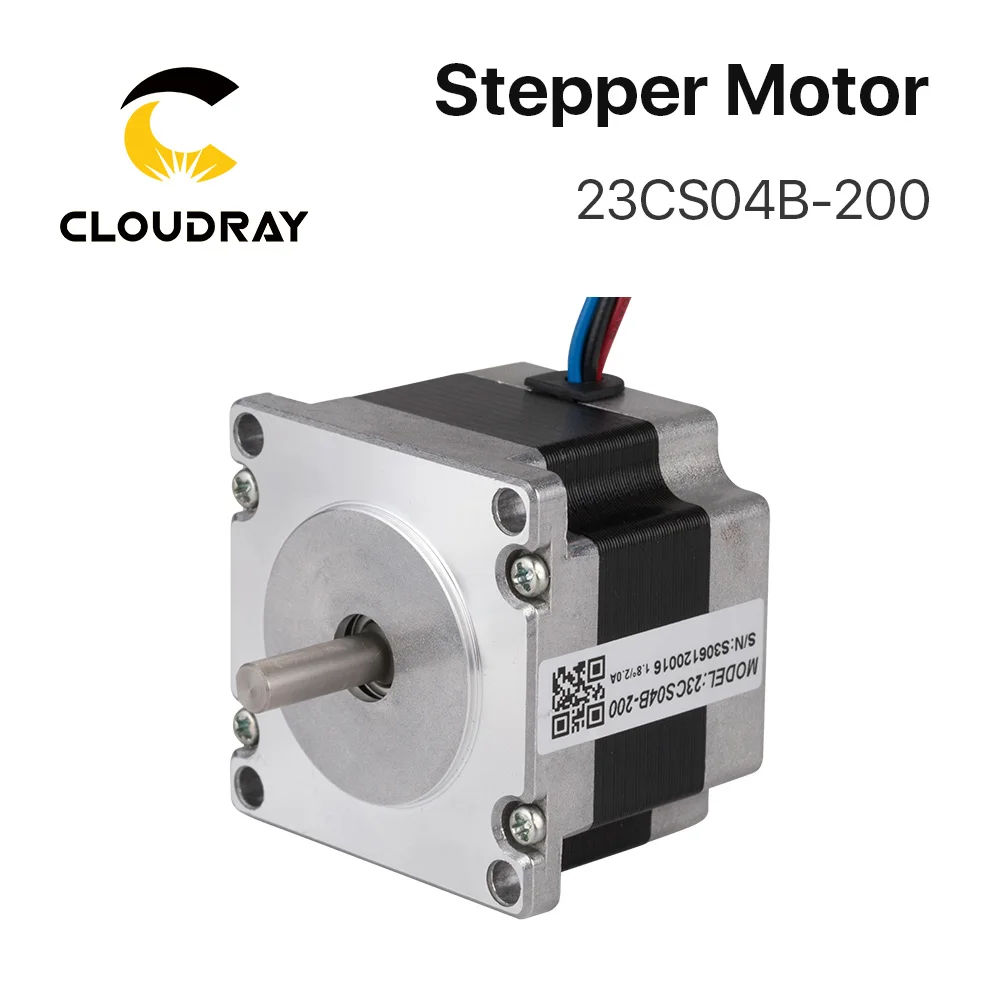 Nema23 Stepper Motor 42mm 0.4N.m 2.0A 2 Phase Stepper Motor 4-lead Cable for 3D printer CNC Laser Grind Foam Plasma Cut