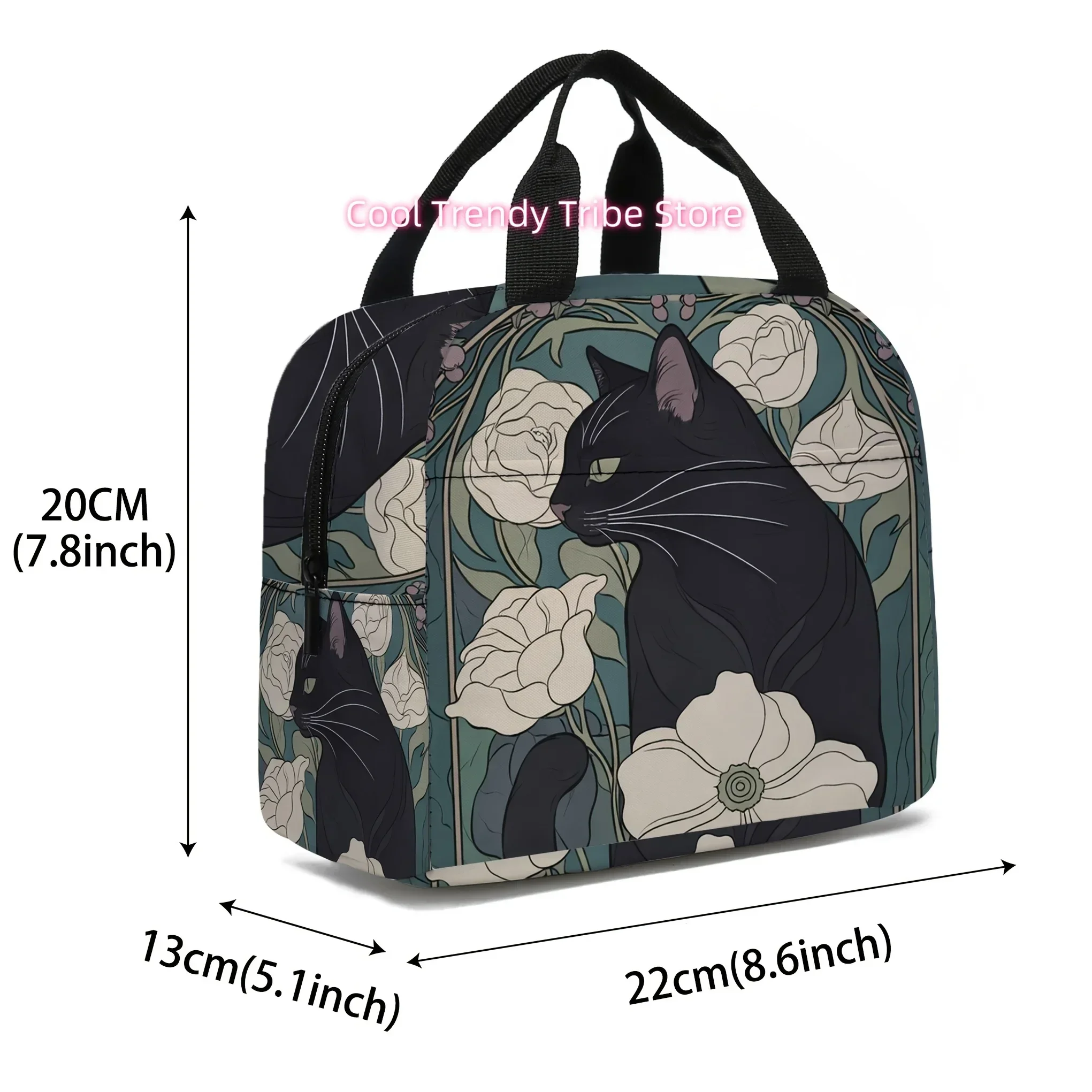 bolsa-termica-para-almoco-com-estampa-de-gato-preto-motivo-de-rosa-branca-bolsa-termica-portatil-bolsa-termica-com-compartimento-para-gelo-bolsa-multifuncional-para-almoco