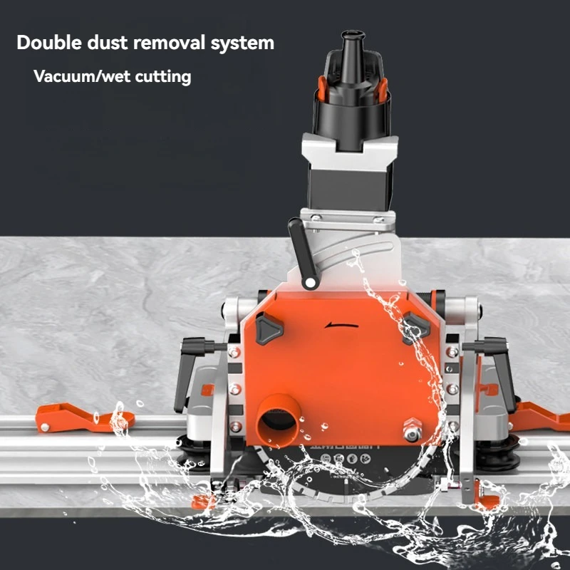 New Type Cutting Machine for Rock Slab Track Push Blade Floor Tiles Ceramic Tiles - Precision Stone Cutting Equipment