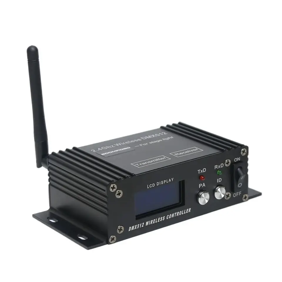 2.4G LCD ディスプレイ DMX512 コントローラー レシーバー