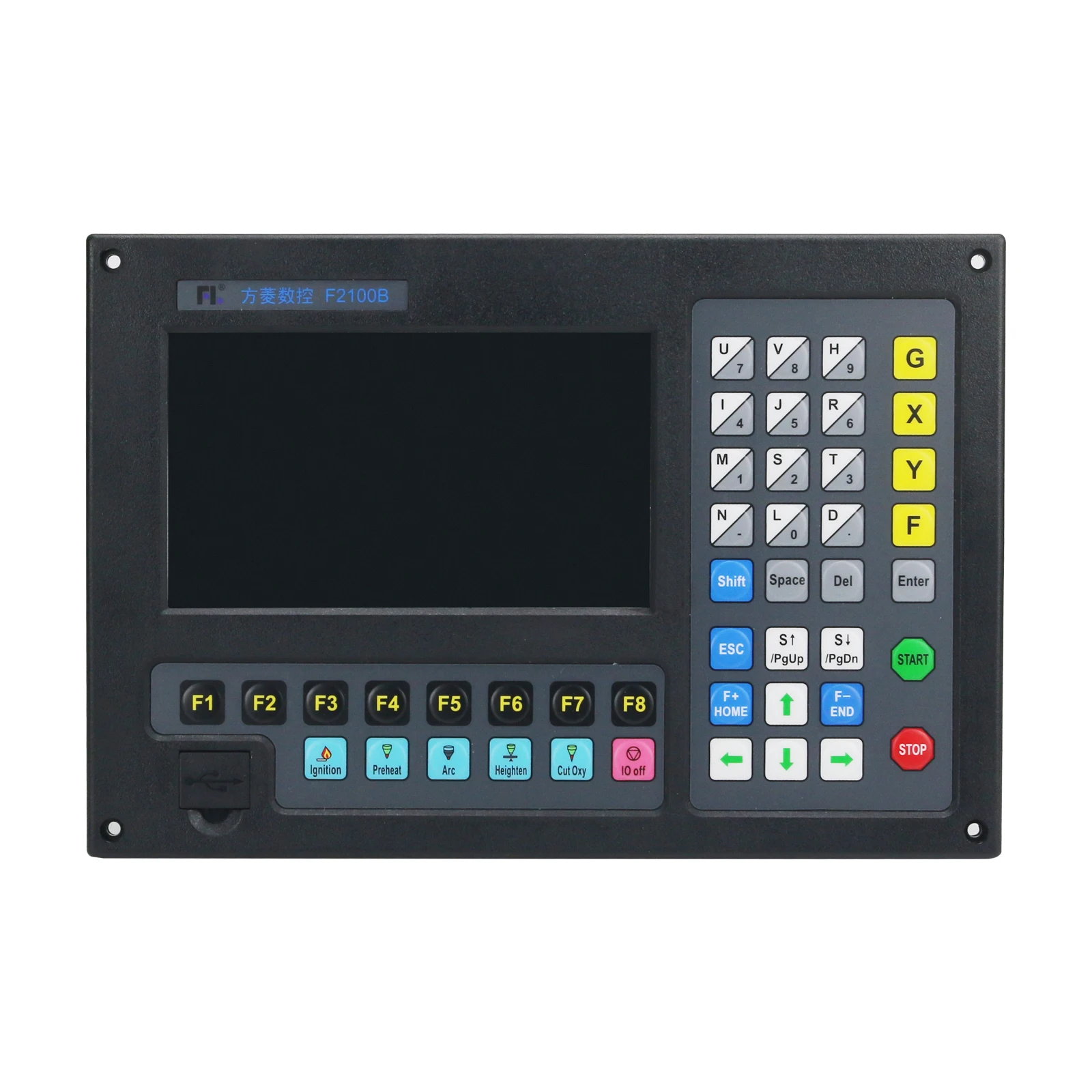 F2100B 2-Axis CNC Controller + F1621 Plasma + 2400mm/min Lifter for CNC Plasma Cutting Machine