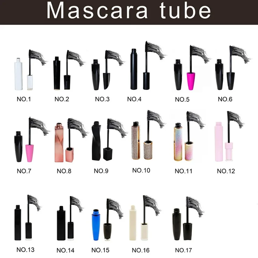 Custom Pink Tube Mascara Easy To Wear Long Lasting Extension Eyelash Long-wearing Black Color Mascara Private Label Bulk Makeup