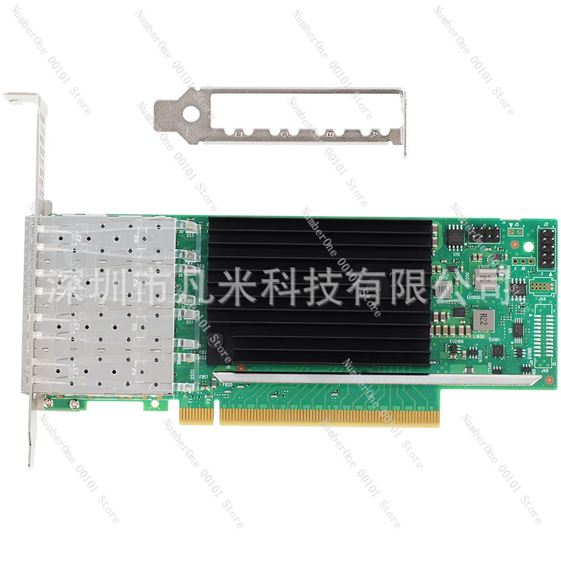 E810‑XXVDA4 Quad‑Port 25G SFP28 Fiber Server NIC PCI‑E X16 E810‑CAM1 Controller Ethernet Network Card