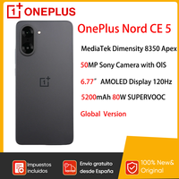 OnePlus Nord CE 5 5G Smartphone MediaTek Dimensity 8350 Apex 6.77”AMOLED Display 5200mAh 80W SUPERVOOC 50MP Sony Camera OlS