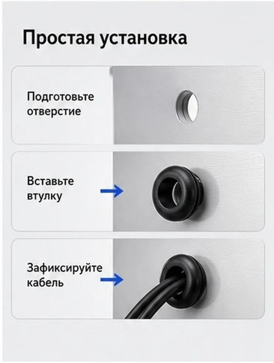 100Pcs Rubber O-Ring Grommet Cable Protector Grommet for Wire Protection Chafing Prevention Heat Resistant Mineral Oil Resistant