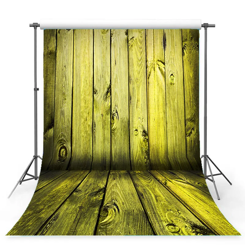 

ZHISUXI Wood Planks and Floor Photography Backdrops Retro Selfie Background Portrait Vintage Studio Photo Booth Prop M32