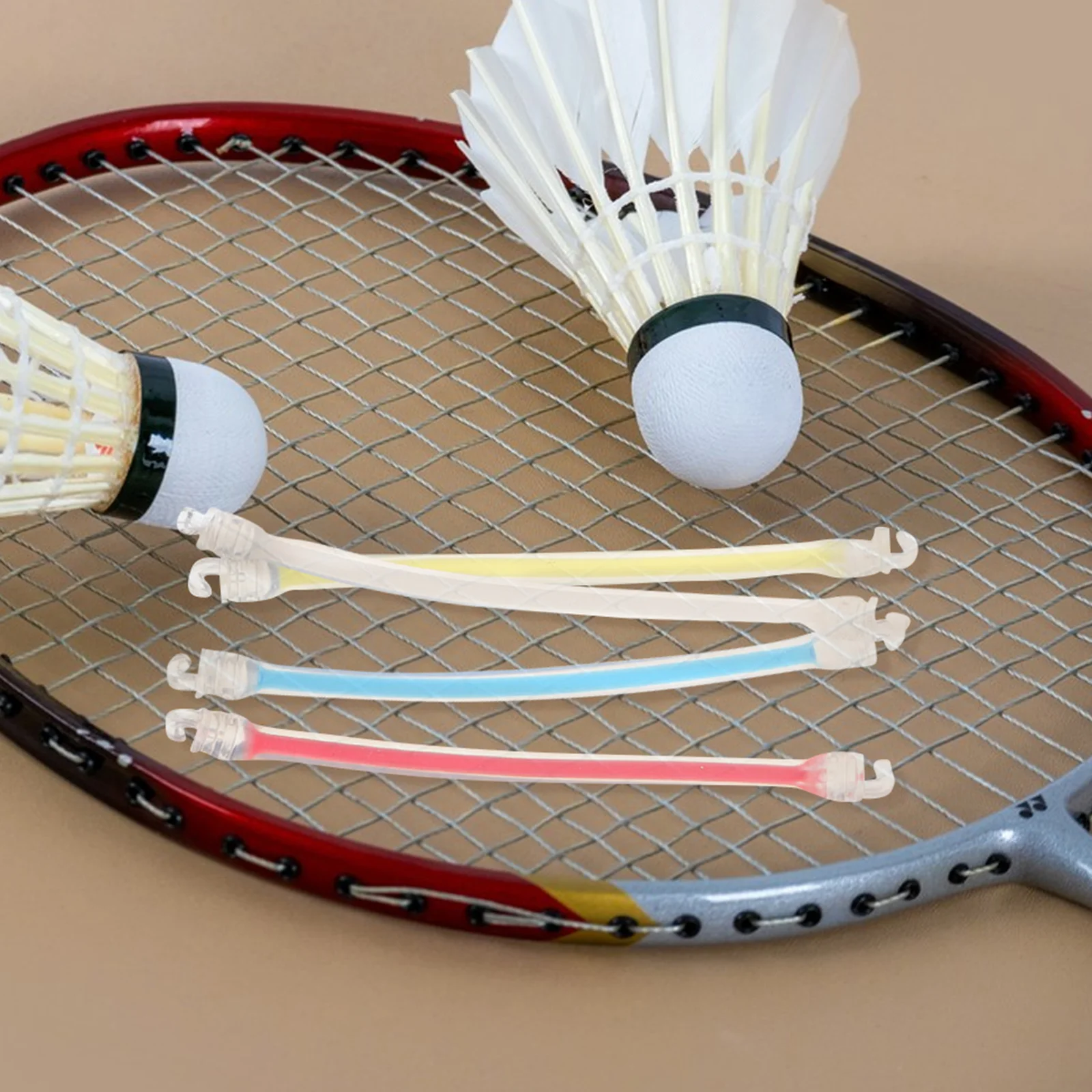 

8Pcs Silicone Tennis Shock Absorber Vibration Dampener Portable Tennis Racket Dampener for Improved Game Consistency