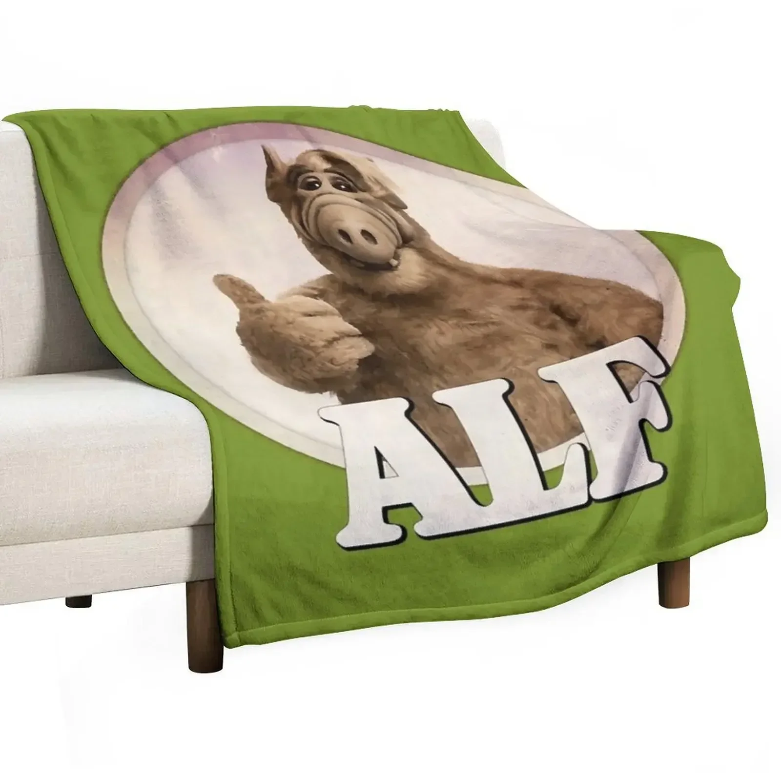 

ALF \t Throw Blanket Cute Plaid Stuffeds Summer Beddings For Sofa Thin Blankets