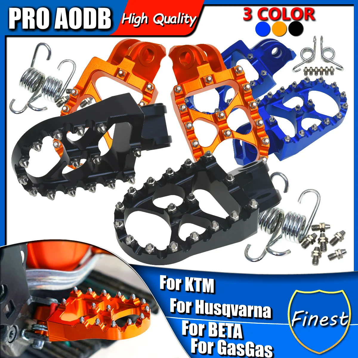 

Прочные и долговечные подножки для мотоциклов, подставки для педалей для BETA, GASGAS, Husqvarna, KTM, большинство моделей эти мотокросса