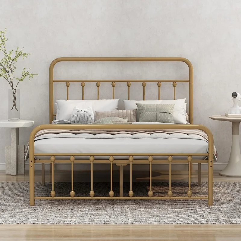 

Современная регулируемая прочная железная кровать для отелей с грузоподъемностью 450 кг для спальни, OEM/ODM упаковка