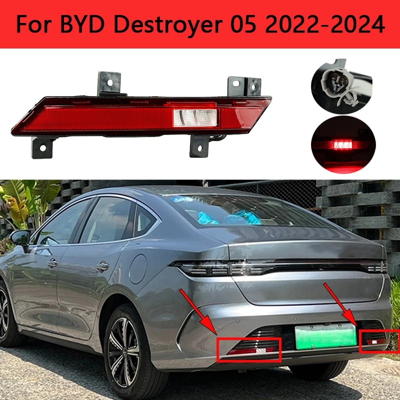 

Brake Lamp For BYD Destroyer 05 2022-2024 LED Car Rear Bumper Light Brake Light Warning Light Reversing Light Rear Fog Light