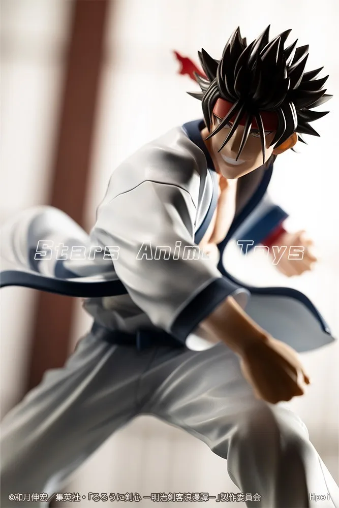 Oryginalny Kotobukiya ARTFX J Rurouni Kenshin Sagara Sanosuke 1/8 Figurka Anime Model Zabawka Prezent - Dostępny od Ręki