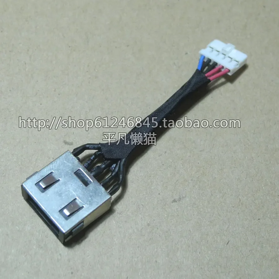 Conector de alimentación de CC con cable para portátil Lenovo Yoga S1, Cable flexible de DC-IN, DC02001U700